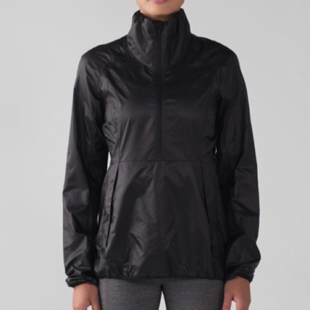 SOLD Lululemon Run With It Jacket in black!